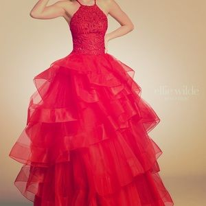 Red prom dress